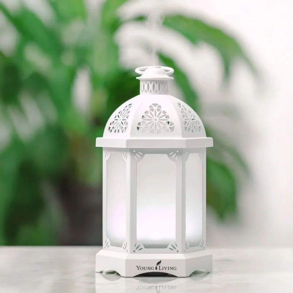 Young Living Ultrasonic Essential Oil White Lantern Diffuser